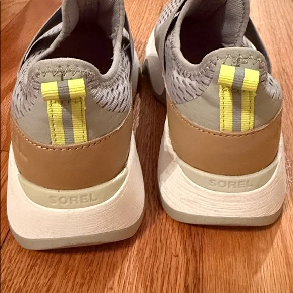 Sorel Chunky Beige and Tan Slip-On Sneakers - Picture 4 of 7